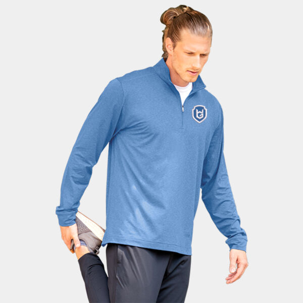 VANSPORT Carolina Blue 1/4 ZIP PULLOVER - 3450 Thumbnail